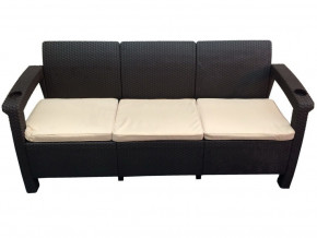 Диван Yalta Sofa 3 Set шоколадный в Уйском - ujskoe.magazinmebel.ru | фото