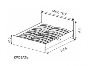 Кровать 1600х2000 ортопедическое основание СГ Камелия в Уйском - ujskoe.magazinmebel.ru | фото - изображение 2