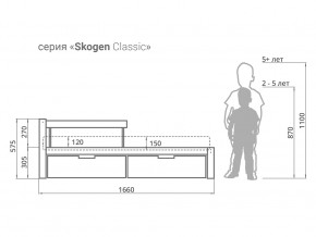 Кровать Svogen classic с ящиками и бортиком бежевый в Уйском - ujskoe.magazinmebel.ru | фото - изображение 2