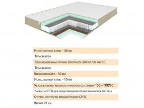 Матрас Тиссая 120х200 в Уйском - ujskoe.magazinmebel.ru | фото - изображение 2