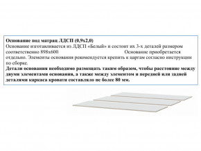 Основание из ЛДСП 0,9х2,0м в Уйском - ujskoe.magazinmebel.ru | фото