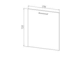 П 60 Комплект для посудомоечной машины 600 мм (цоколь + фасад) ЛДСП в Уйском - ujskoe.magazinmebel.ru | фото